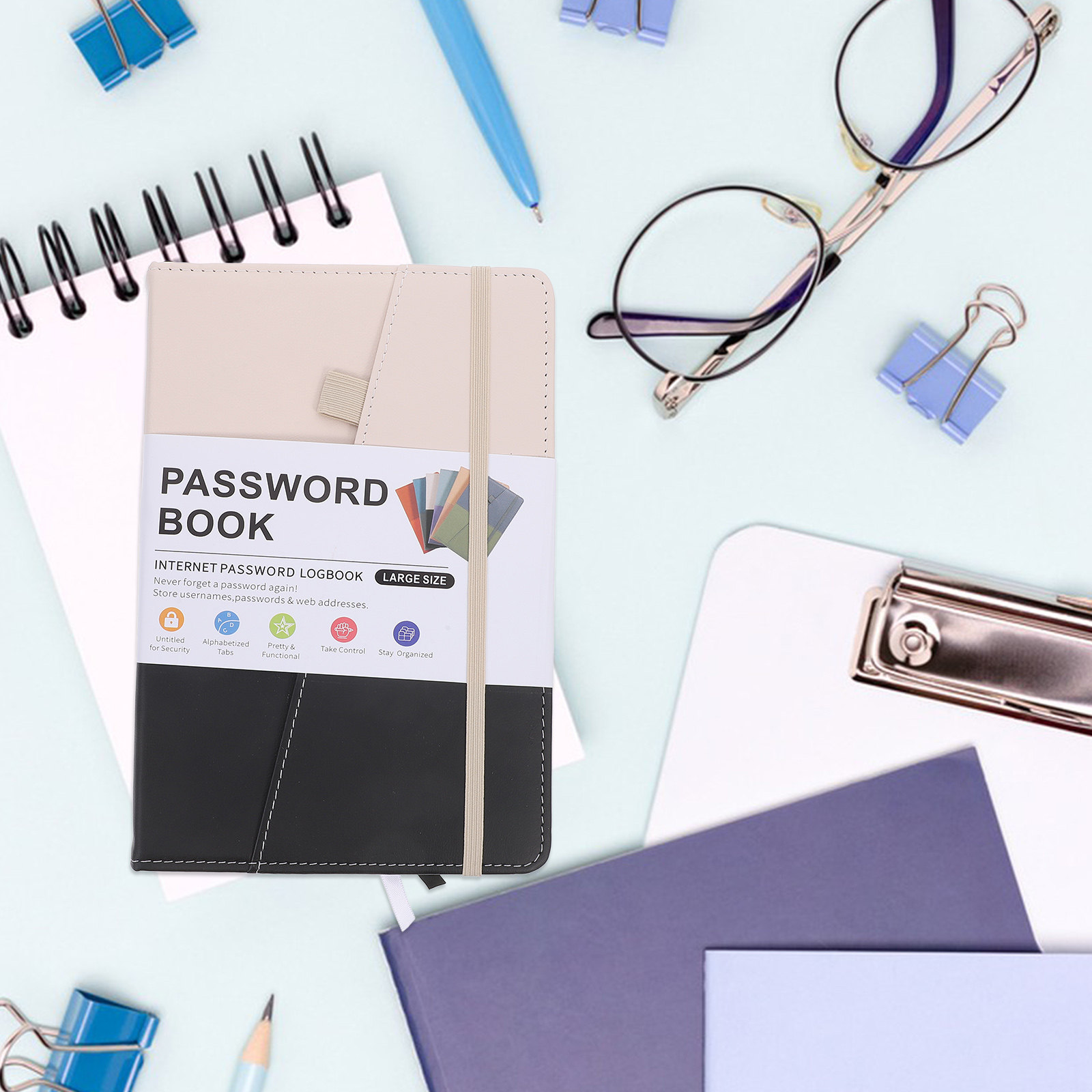 Home Office Email - Portable PU Address Organizer Pocket Book