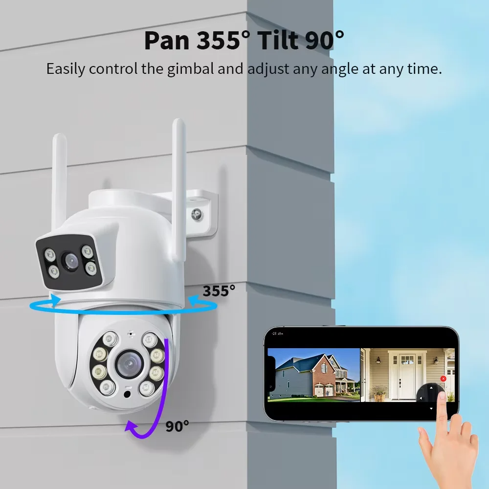 8MP 4K Wifi Surveillance Camer - Home Office Email 评论和价格