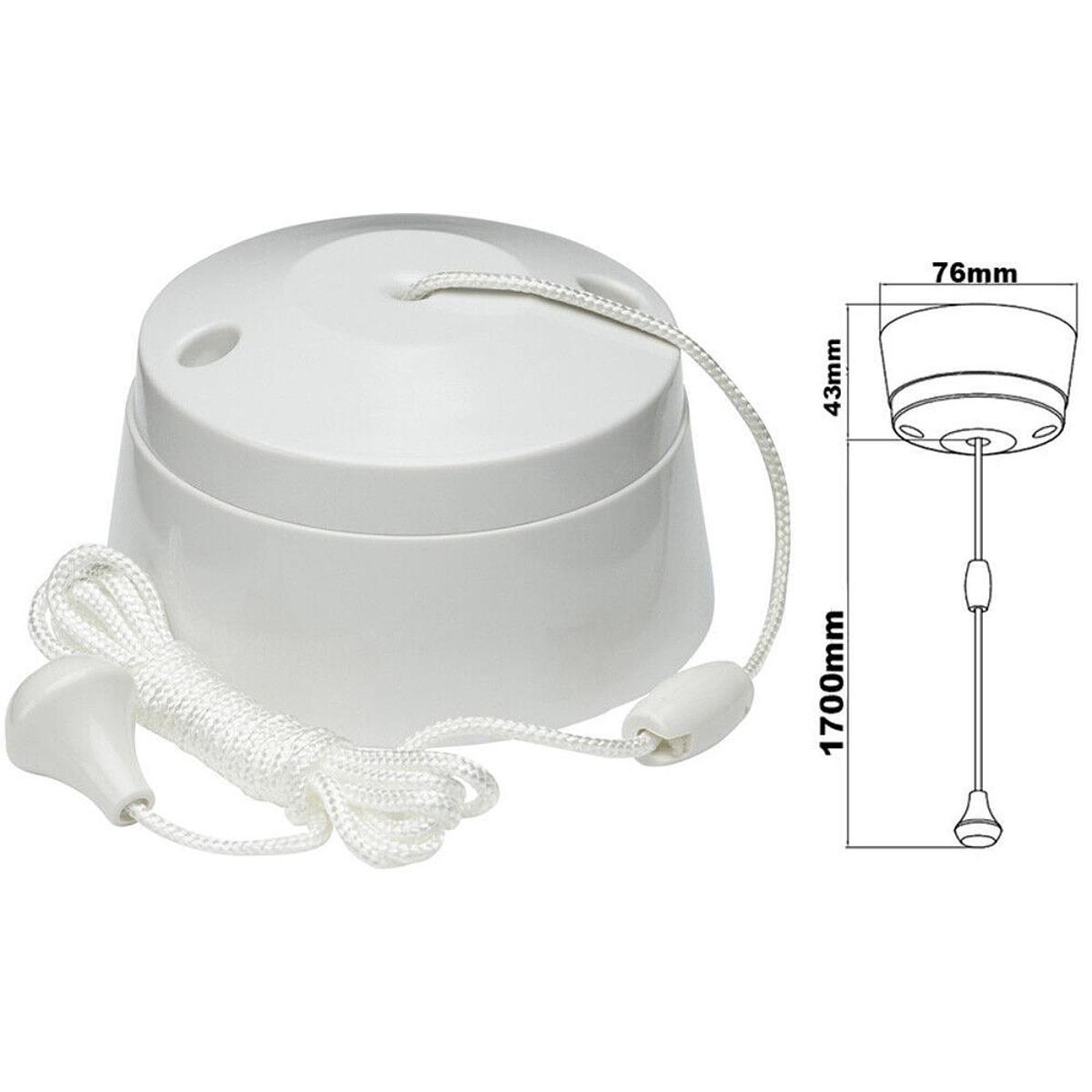 Ceiling Pull Switch 10A One Wa - Home Office Of Uk 评论和价格