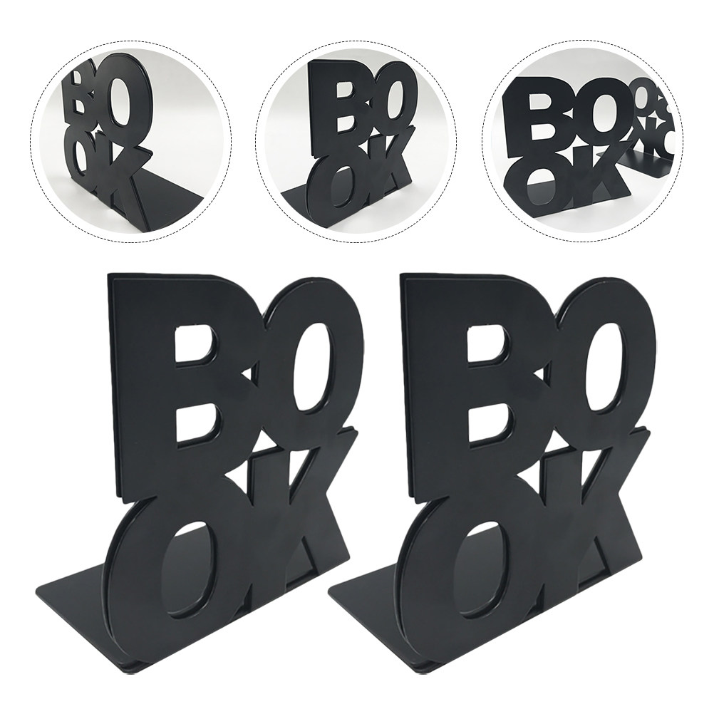 2Pcs Stainless Steel Bookend M - Home Office And Library 评论和价格
