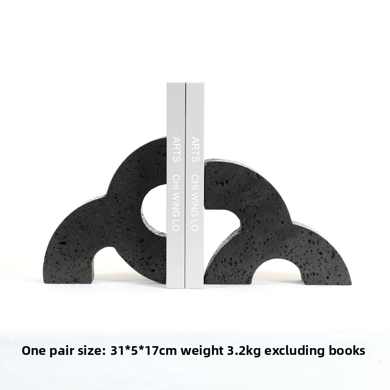 Modern Marble Bookends Heavy D - Home Office And Library 评论和价格
