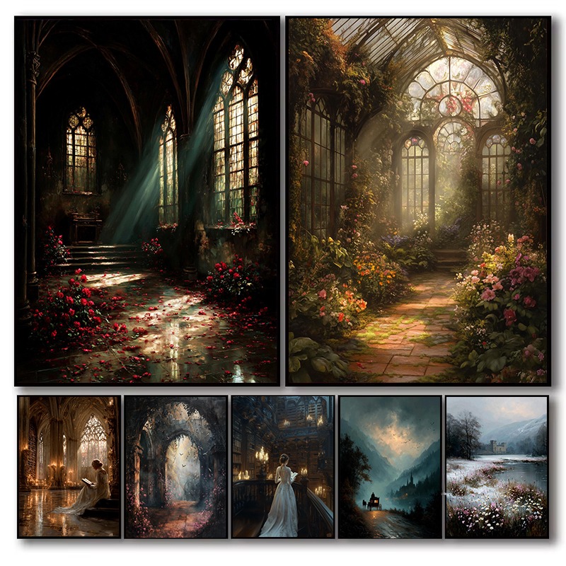 Dark Academia Canvas Print Got - Home Office And Library 评论和价格