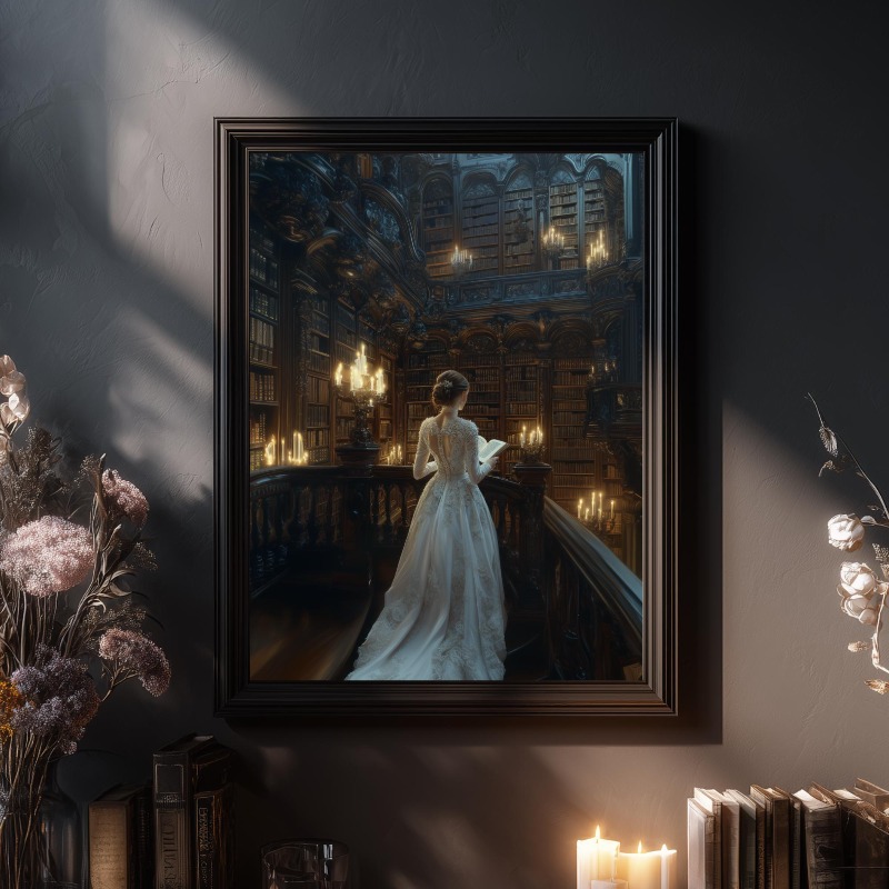Dark Academia Canvas Print Got - Home Office And Library 评论和价格
