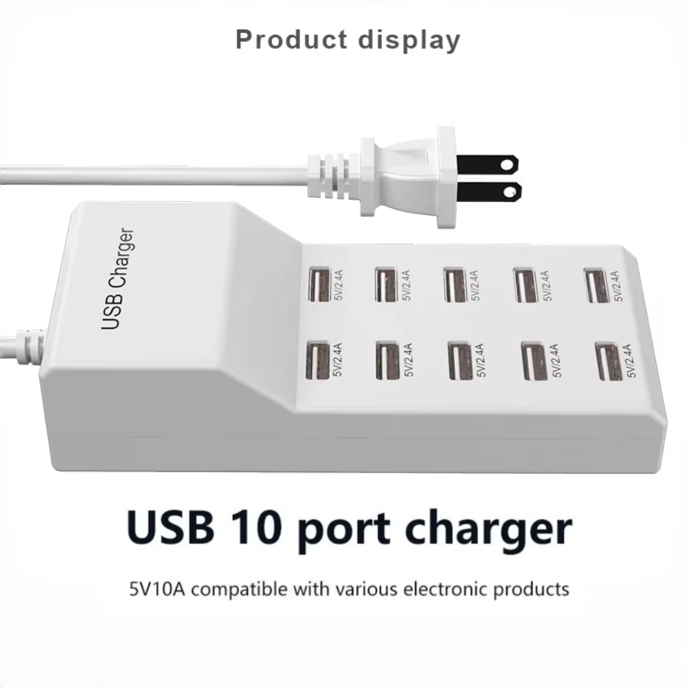 10 Ports USB Hub Fast Charger  - Home Office Of Uk 评论和价格