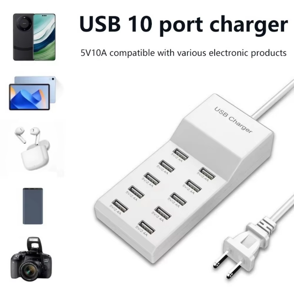 10 Ports USB Hub Fast Charger  - Home Office Of Uk 评论和价格