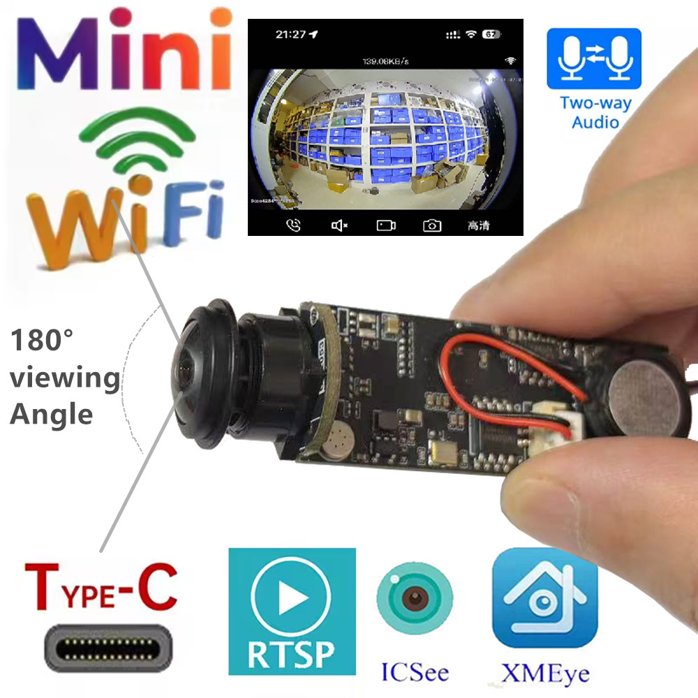 HD WiFi Mini Camera DIY Module - Home Office Email 评论和价格