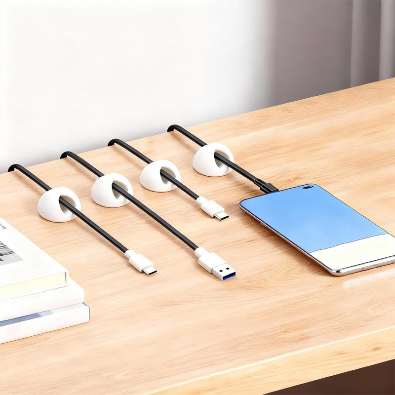 6/10/18-Piece Cable Organizer  - Home Office Hidden Desk 评论和价格