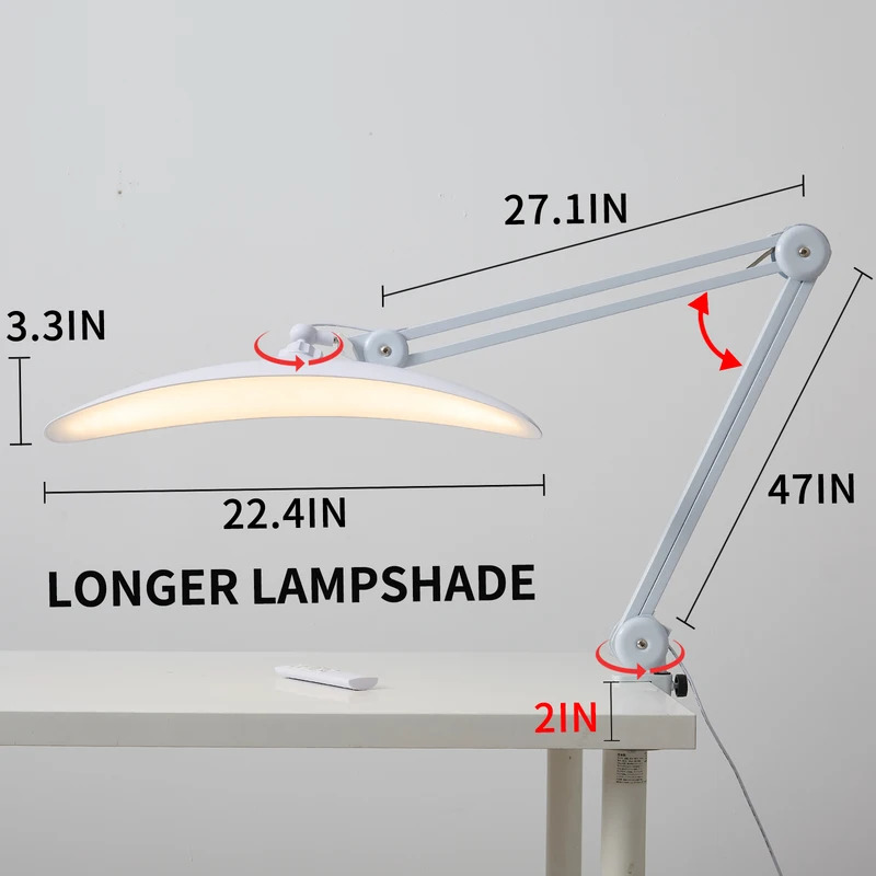 48w Nail Desk Lamp with Clip,2 - Home Office Of Uk 评论和价格