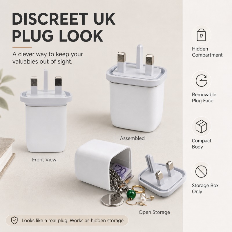 Discreet UK Plug Style Stash B - Home Office Of Uk 评论和价格