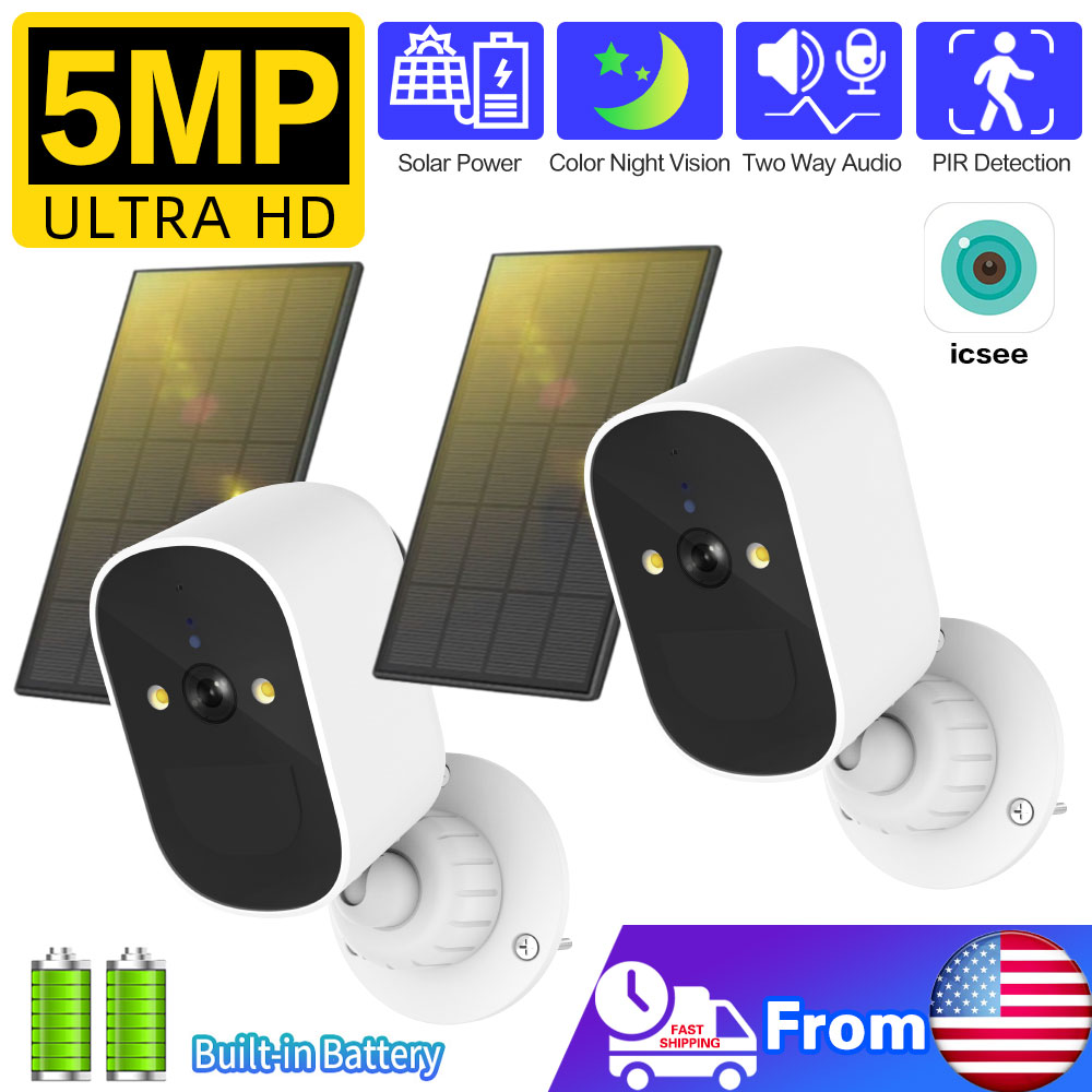 ICSEE 5MP Solar Wifi CCTV Secu - Home Office Email 评论和价格