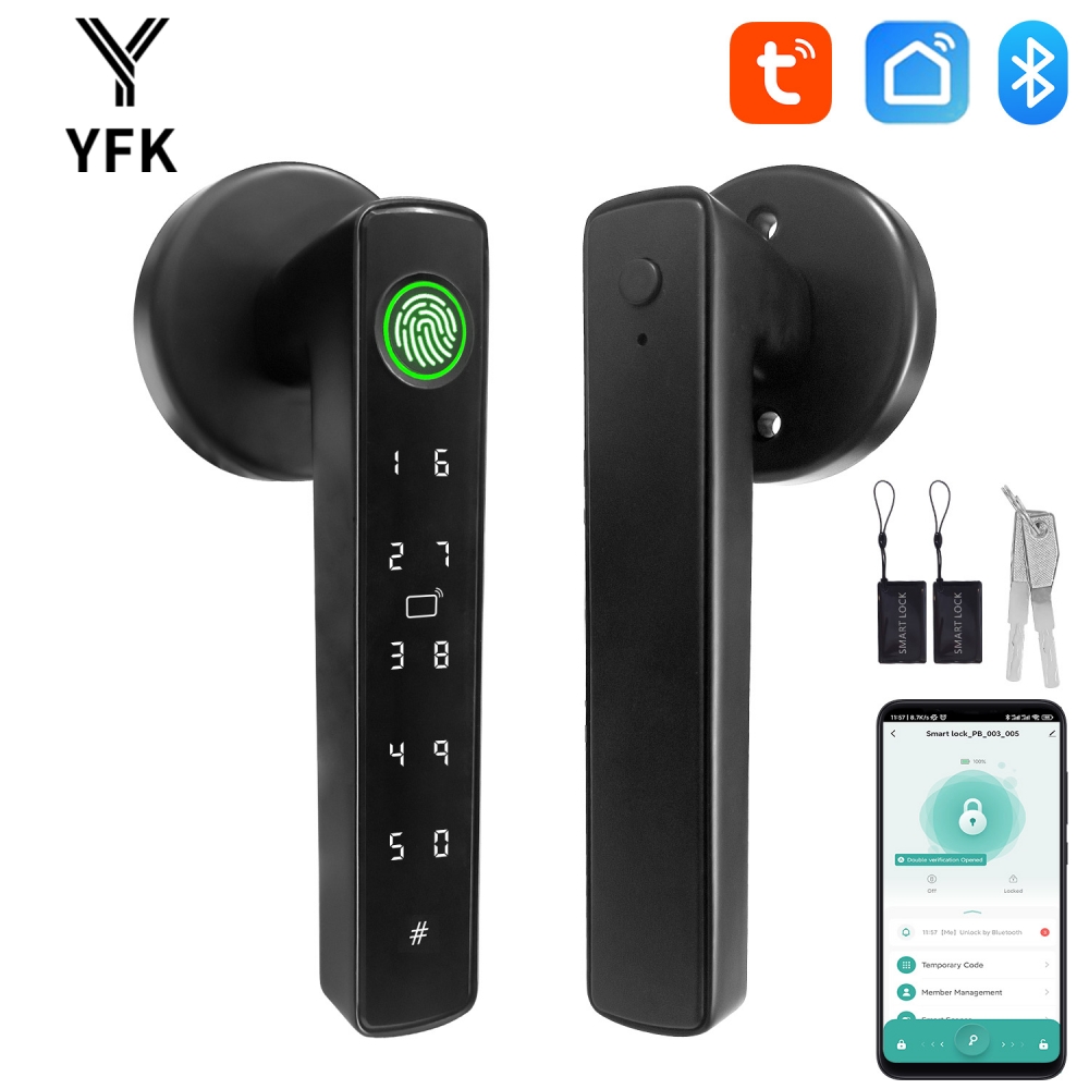 YFK Tuya 5-in-1 Smart Door Han - Home Office Google 评论和价格