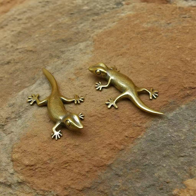 Handmade Bronze Retro Gecko Li - Home Or Office Use 评论和价格