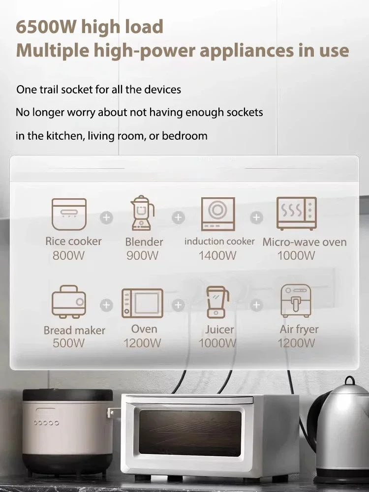 Wall Power Track Socket with S - Home Office Of Uk 评论和价格