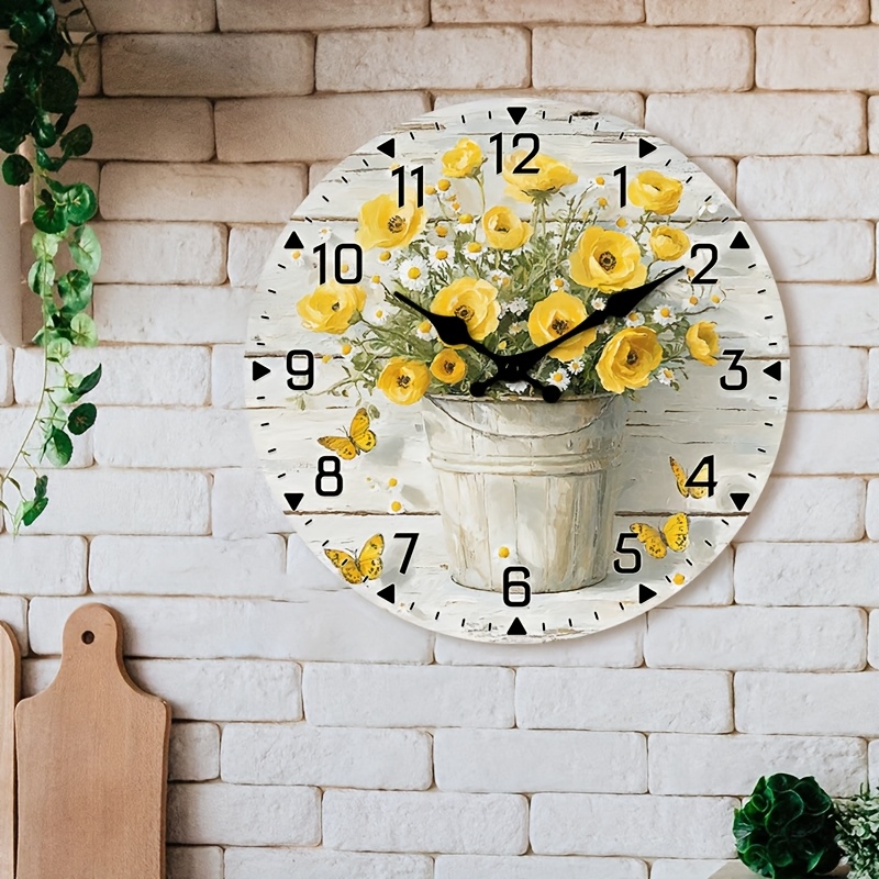 Rustic Yellow Flower Bouquet W - Home Office And Library 评论和价格
